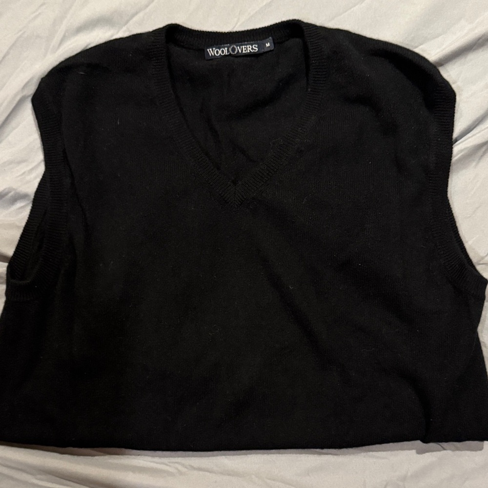 Wool Lovers Black V-Neck Men's Sweater
